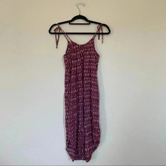 MADEWELL Tie-Strap Dress in Ikat Print Size XS - Picture 4 of 7